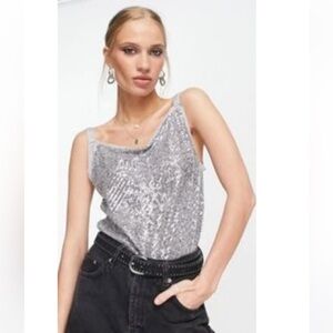 Free People Shimmer & Shine bodysuit